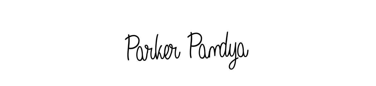 It looks lik you need a new signature style for name Parker Pandya. Design unique handwritten (Angelique-Rose-font-FFP) signature with our free signature maker in just a few clicks. Parker Pandya signature style 5 images and pictures png