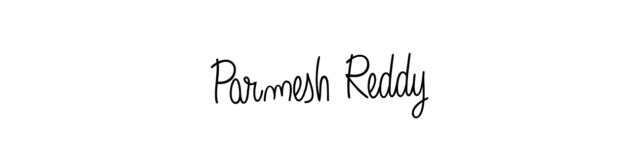 Parmesh Reddy stylish signature style. Best Handwritten Sign (Angelique-Rose-font-FFP) for my name. Handwritten Signature Collection Ideas for my name Parmesh Reddy. Parmesh Reddy signature style 5 images and pictures png