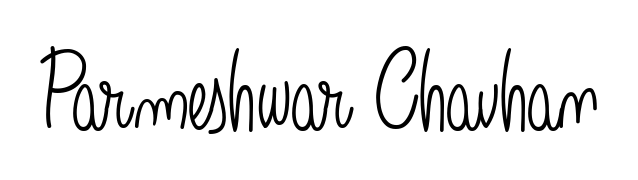 The Angelique-Rose-font-FFP typeface gives name Parmeshwar Chavhan a refined look. Suitable for certificates, diplomas, and official verification. Parmeshwar Chavhan signature style 5 images and pictures png