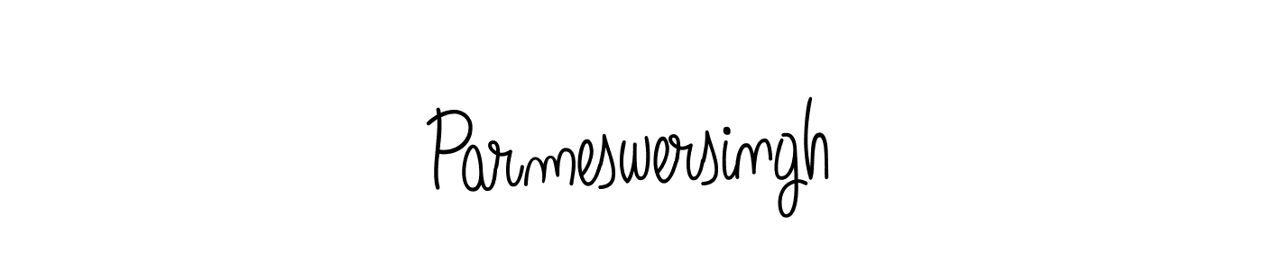 How to make Parmeswersingh name signature. Use Angelique-Rose-font-FFP style for creating short signs online. This is the latest handwritten sign. Parmeswersingh signature style 5 images and pictures png