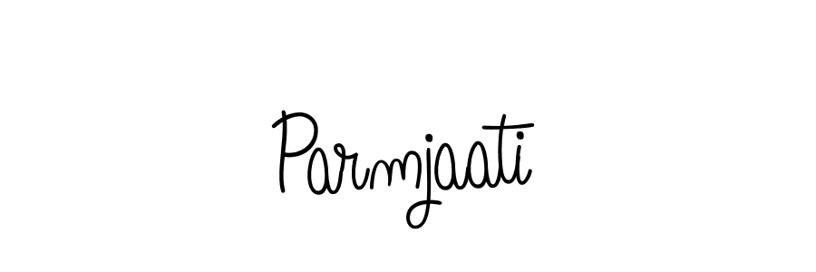 Design your own signature with our free online signature maker. With this signature software, you can create a handwritten (Angelique-Rose-font-FFP) signature for name Parmjaati. Parmjaati signature style 5 images and pictures png