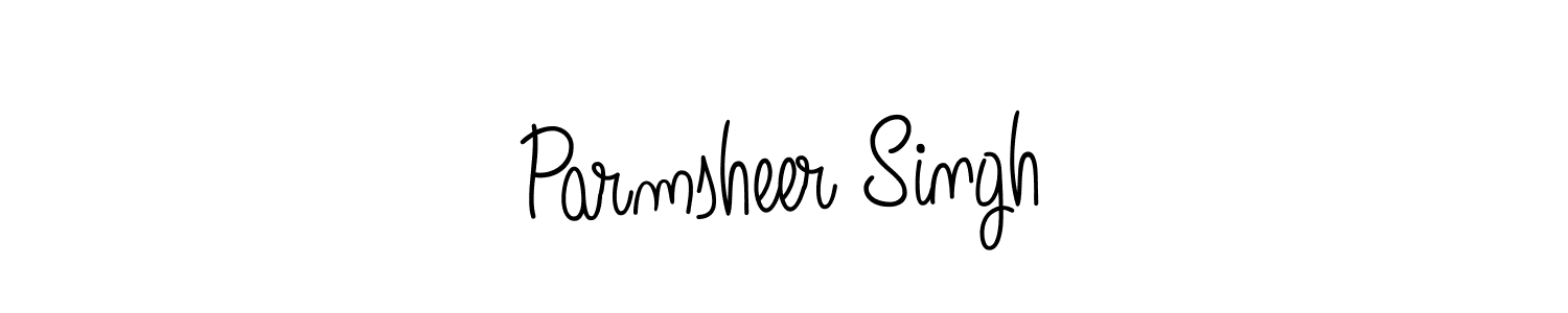 Also we have Parmsheer Singh name is the best signature style. Create professional handwritten signature collection using Angelique-Rose-font-FFP autograph style. Parmsheer Singh signature style 5 images and pictures png