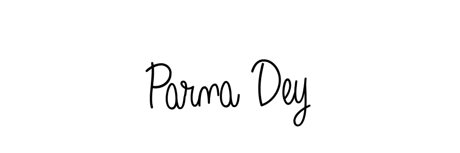 Also we have Parna Dey name is the best signature style. Create professional handwritten signature collection using Angelique-Rose-font-FFP autograph style. Parna Dey signature style 5 images and pictures png