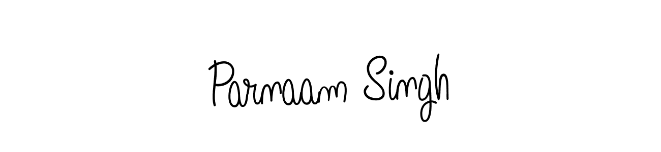 How to make Parnaam Singh signature? Angelique-Rose-font-FFP is a professional autograph style. Create handwritten signature for Parnaam Singh name. Parnaam Singh signature style 5 images and pictures png