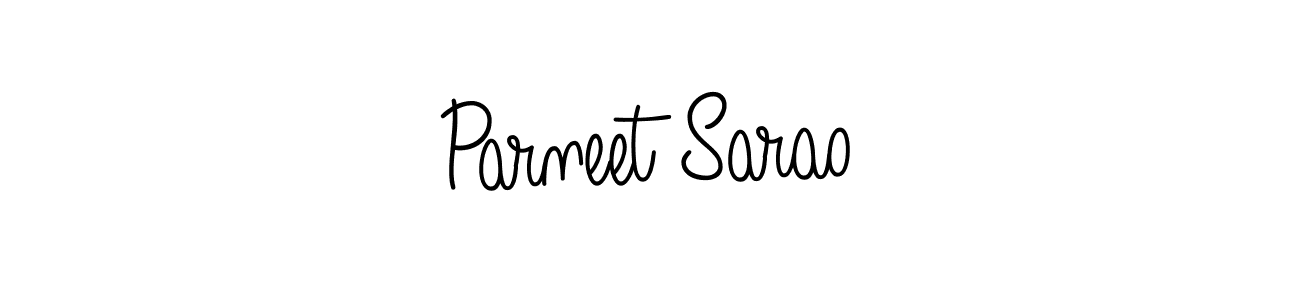 How to Draw Parneet Sarao signature style? Angelique-Rose-font-FFP is a latest design signature styles for name Parneet Sarao. Parneet Sarao signature style 5 images and pictures png