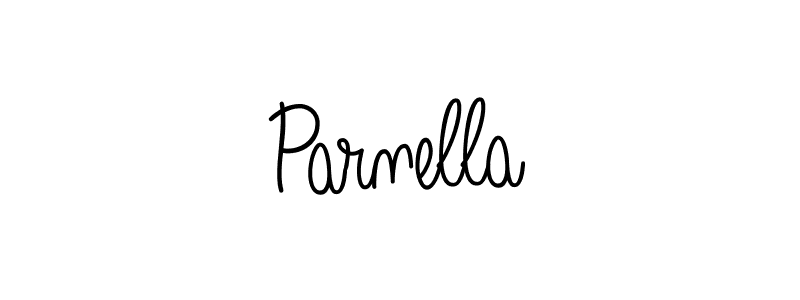 You should practise on your own different ways (Angelique-Rose-font-FFP) to write your name (Parnella) in signature. don't let someone else do it for you. Parnella signature style 5 images and pictures png