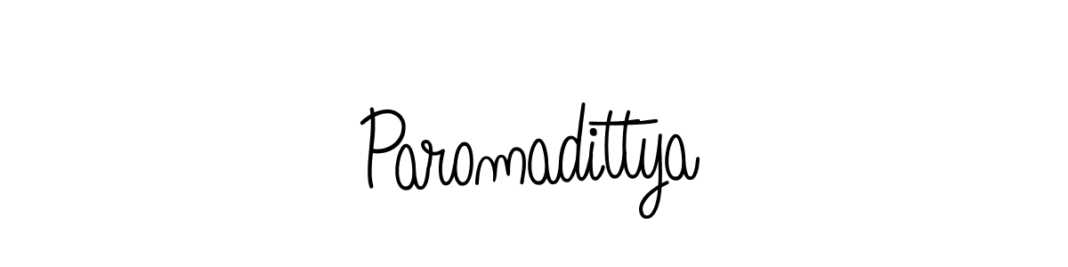 if you are searching for the best signature style for your name Paromadittya. so please give up your signature search. here we have designed multiple signature styles  using Angelique-Rose-font-FFP. Paromadittya signature style 5 images and pictures png