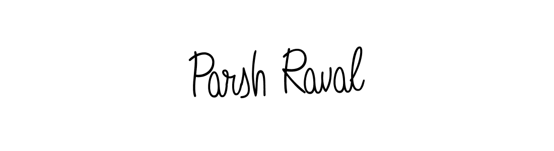 Make a beautiful signature design for name Parsh Raval. Use this online signature maker to create a handwritten signature for free. Parsh Raval signature style 5 images and pictures png
