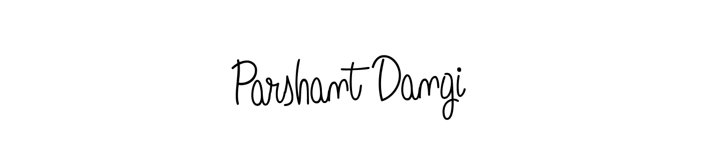 Create a beautiful signature design for name Parshant Dangi. With this signature (Angelique-Rose-font-FFP) fonts, you can make a handwritten signature for free. Parshant Dangi signature style 5 images and pictures png