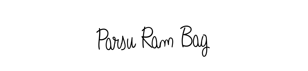 Create a beautiful signature design for name Parsu Ram Bag. With this signature (Angelique-Rose-font-FFP) fonts, you can make a handwritten signature for free. Parsu Ram Bag signature style 5 images and pictures png