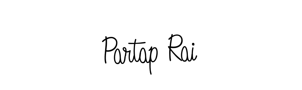 How to make Partap Rai name signature. Use Angelique-Rose-font-FFP style for creating short signs online. This is the latest handwritten sign. Partap Rai signature style 5 images and pictures png