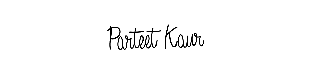How to make Parteet Kaur signature? Angelique-Rose-font-FFP is a professional autograph style. Create handwritten signature for Parteet Kaur name. Parteet Kaur signature style 5 images and pictures png