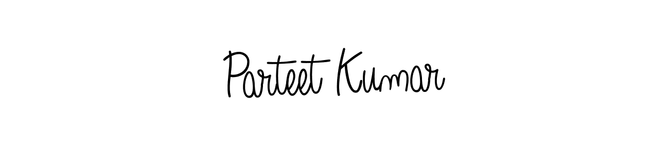 Also we have Parteet Kumar name is the best signature style. Create professional handwritten signature collection using Angelique-Rose-font-FFP autograph style. Parteet Kumar signature style 5 images and pictures png