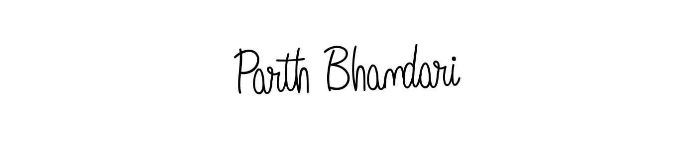 Create a beautiful signature design for name Parth Bhandari. With this signature (Angelique-Rose-font-FFP) fonts, you can make a handwritten signature for free. Parth Bhandari signature style 5 images and pictures png