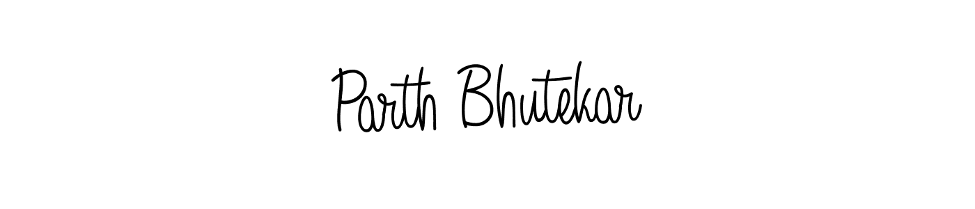 Make a short Parth Bhutekar signature style. Manage your documents anywhere anytime using Angelique-Rose-font-FFP. Create and add eSignatures, submit forms, share and send files easily. Parth Bhutekar signature style 5 images and pictures png