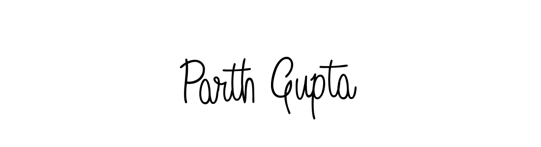 How to make Parth Gupta name signature. Use Angelique-Rose-font-FFP style for creating short signs online. This is the latest handwritten sign. Parth Gupta signature style 5 images and pictures png