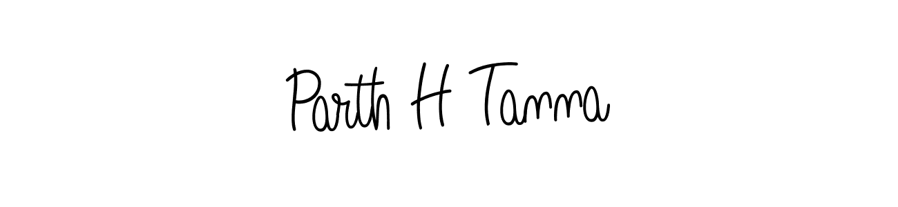 Make a beautiful signature design for name Parth H Tanna. Use this online signature maker to create a handwritten signature for free. Parth H Tanna signature style 5 images and pictures png
