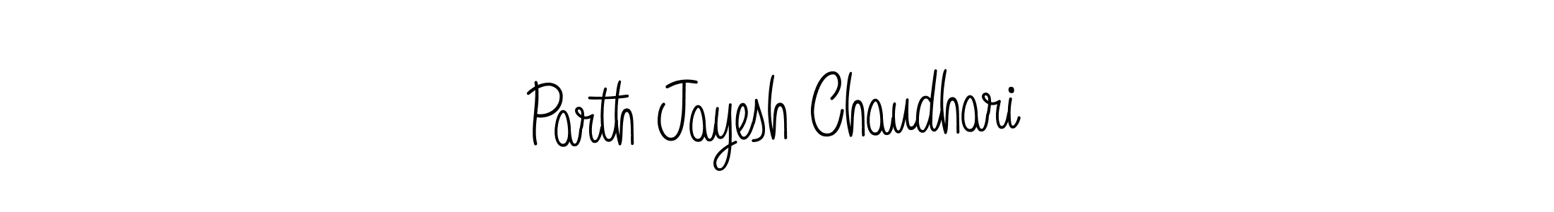 Make a short Parth Jayesh Chaudhari signature style. Manage your documents anywhere anytime using Angelique-Rose-font-FFP. Create and add eSignatures, submit forms, share and send files easily. Parth Jayesh Chaudhari signature style 5 images and pictures png