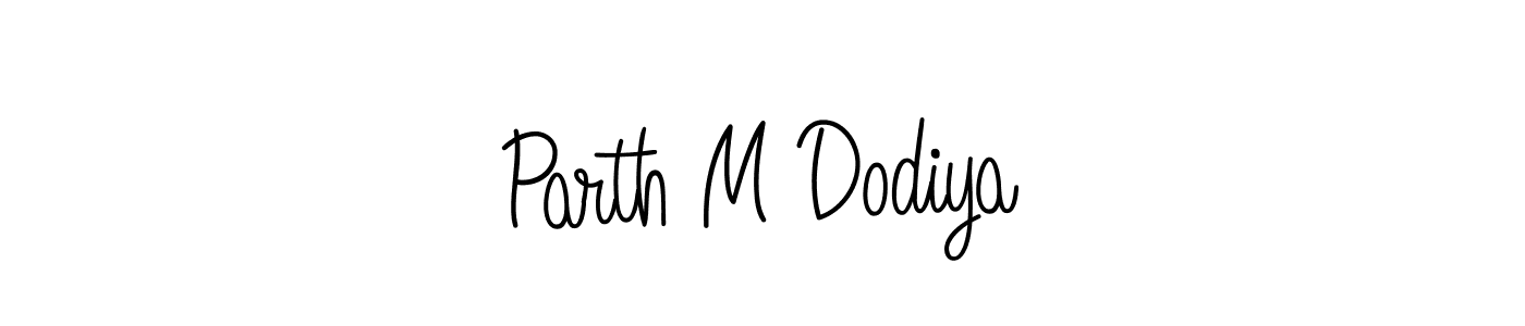 Make a beautiful signature design for name Parth M Dodiya. Use this online signature maker to create a handwritten signature for free. Parth M Dodiya signature style 5 images and pictures png