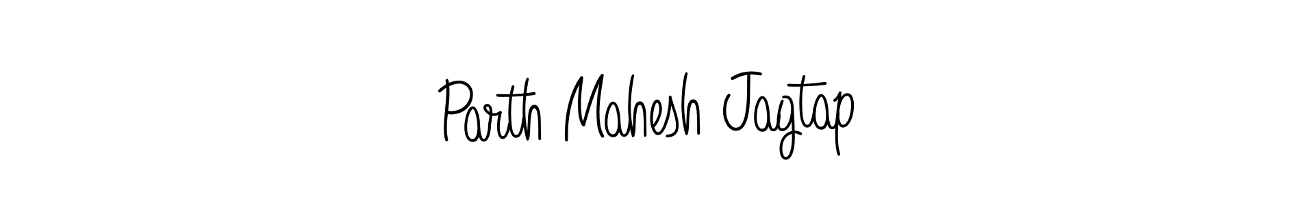 Create a beautiful signature design for name Parth Mahesh Jagtap. With this signature (Angelique-Rose-font-FFP) fonts, you can make a handwritten signature for free. Parth Mahesh Jagtap signature style 5 images and pictures png