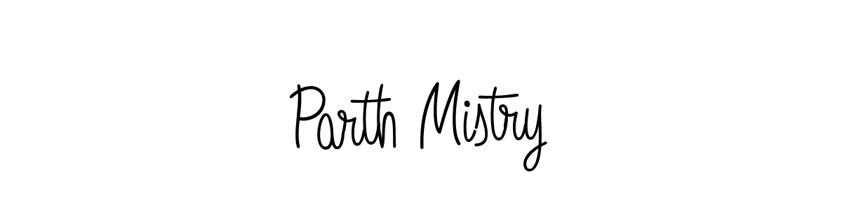 Parth Mistry stylish signature style. Best Handwritten Sign (Angelique-Rose-font-FFP) for my name. Handwritten Signature Collection Ideas for my name Parth Mistry. Parth Mistry signature style 5 images and pictures png