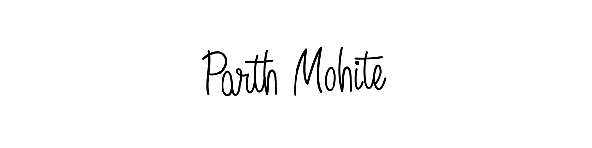 Parth Mohite stylish signature style. Best Handwritten Sign (Angelique-Rose-font-FFP) for my name. Handwritten Signature Collection Ideas for my name Parth Mohite. Parth Mohite signature style 5 images and pictures png