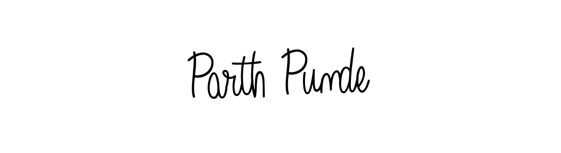 Best and Professional Signature Style for Parth Punde. Angelique-Rose-font-FFP Best Signature Style Collection. Parth Punde signature style 5 images and pictures png