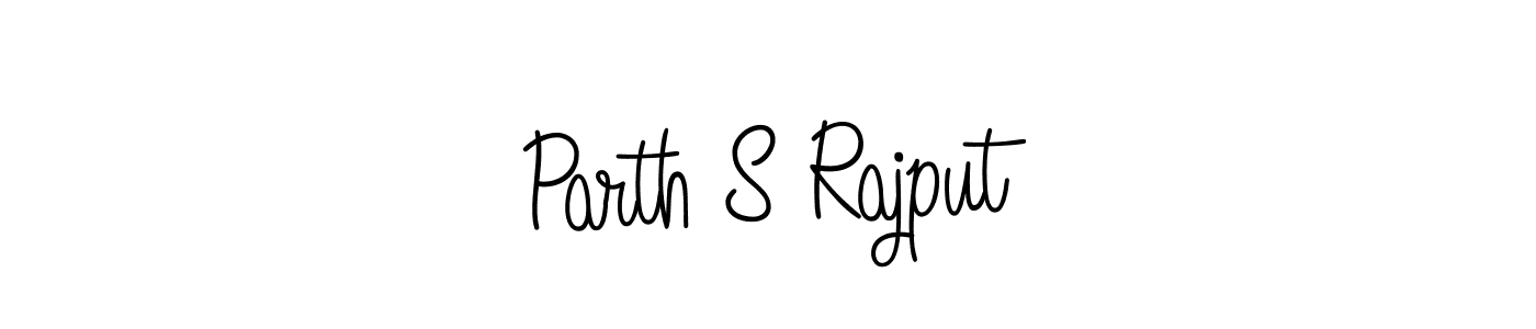 How to make Parth S Rajput name signature. Use Angelique-Rose-font-FFP style for creating short signs online. This is the latest handwritten sign. Parth S Rajput signature style 5 images and pictures png