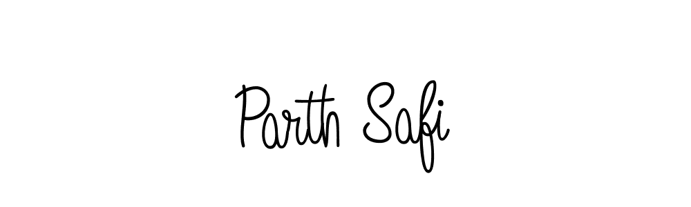 How to make Parth Safi name signature. Use Angelique-Rose-font-FFP style for creating short signs online. This is the latest handwritten sign. Parth Safi signature style 5 images and pictures png