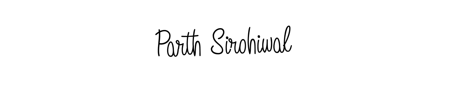 How to make Parth Sirohiwal signature? Angelique-Rose-font-FFP is a professional autograph style. Create handwritten signature for Parth Sirohiwal name. Parth Sirohiwal signature style 5 images and pictures png