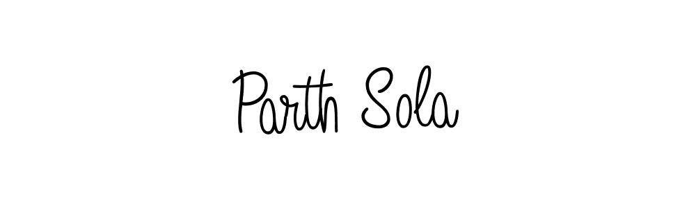 How to make Parth Sola signature? Angelique-Rose-font-FFP is a professional autograph style. Create handwritten signature for Parth Sola name. Parth Sola signature style 5 images and pictures png