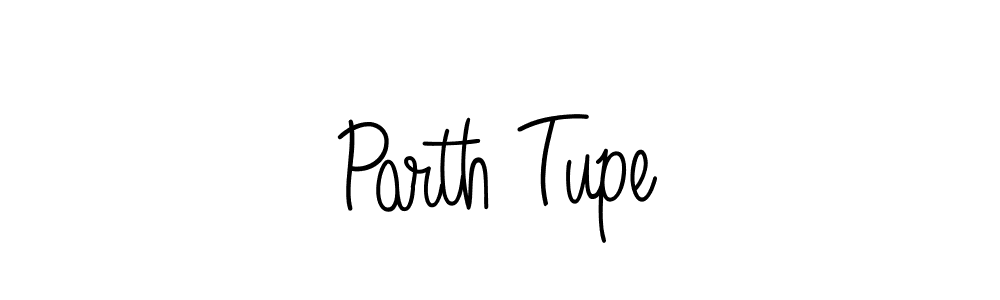 The best way (Angelique-Rose-font-FFP) to make a short signature is to pick only two or three words in your name. The name Parth Tupe include a total of six letters. For converting this name. Parth Tupe signature style 5 images and pictures png