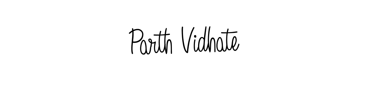 Design your own signature with our free online signature maker. With this signature software, you can create a handwritten (Angelique-Rose-font-FFP) signature for name Parth Vidhate. Parth Vidhate signature style 5 images and pictures png