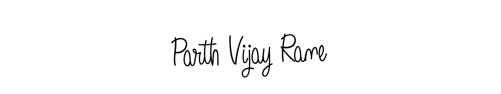 Create a beautiful signature design for name Parth Vijay Rane. With this signature (Angelique-Rose-font-FFP) fonts, you can make a handwritten signature for free. Parth Vijay Rane signature style 5 images and pictures png