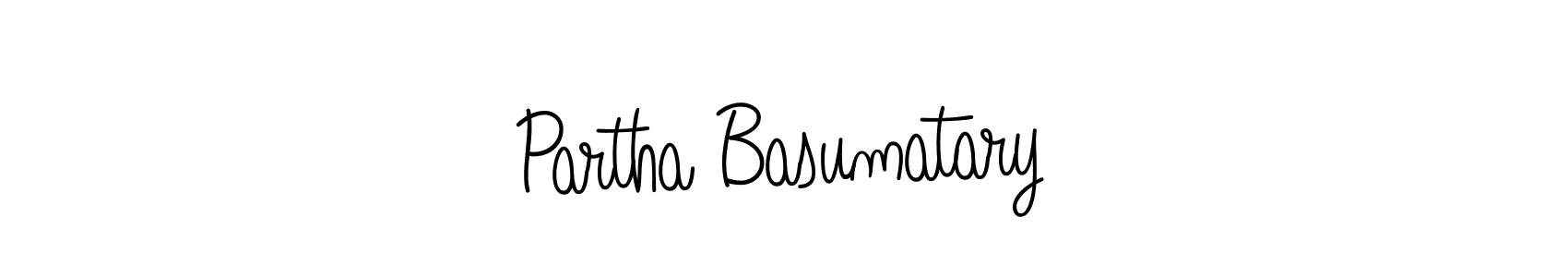 Make a beautiful signature design for name Partha Basumatary. Use this online signature maker to create a handwritten signature for free. Partha Basumatary signature style 5 images and pictures png
