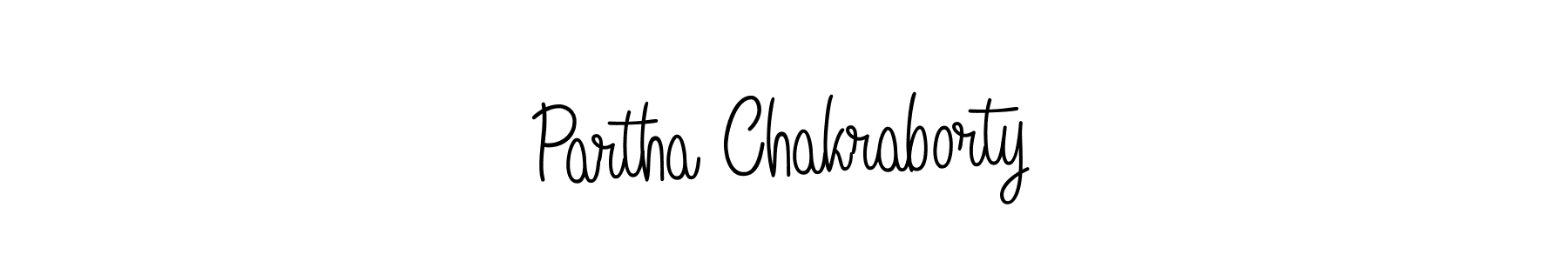 Partha Chakraborty stylish signature style. Best Handwritten Sign (Angelique-Rose-font-FFP) for my name. Handwritten Signature Collection Ideas for my name Partha Chakraborty. Partha Chakraborty signature style 5 images and pictures png