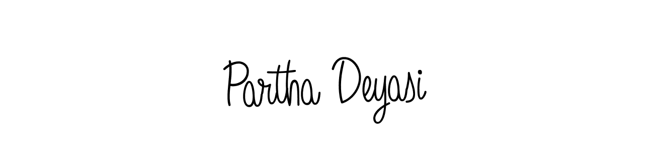 How to make Partha Deyasi name signature. Use Angelique-Rose-font-FFP style for creating short signs online. This is the latest handwritten sign. Partha Deyasi signature style 5 images and pictures png