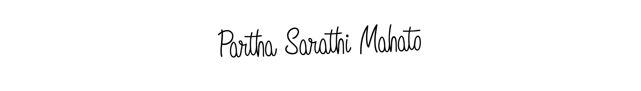 Partha Sarathi Mahato stylish signature style. Best Handwritten Sign (Angelique-Rose-font-FFP) for my name. Handwritten Signature Collection Ideas for my name Partha Sarathi Mahato. Partha Sarathi Mahato signature style 5 images and pictures png