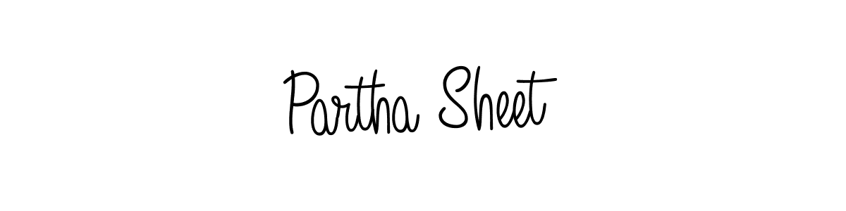 How to make Partha Sheet signature? Angelique-Rose-font-FFP is a professional autograph style. Create handwritten signature for Partha Sheet name. Partha Sheet signature style 5 images and pictures png