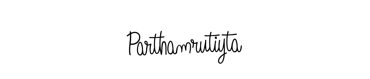 Also we have Parthamrutiyta name is the best signature style. Create professional handwritten signature collection using Angelique-Rose-font-FFP autograph style. Parthamrutiyta signature style 5 images and pictures png