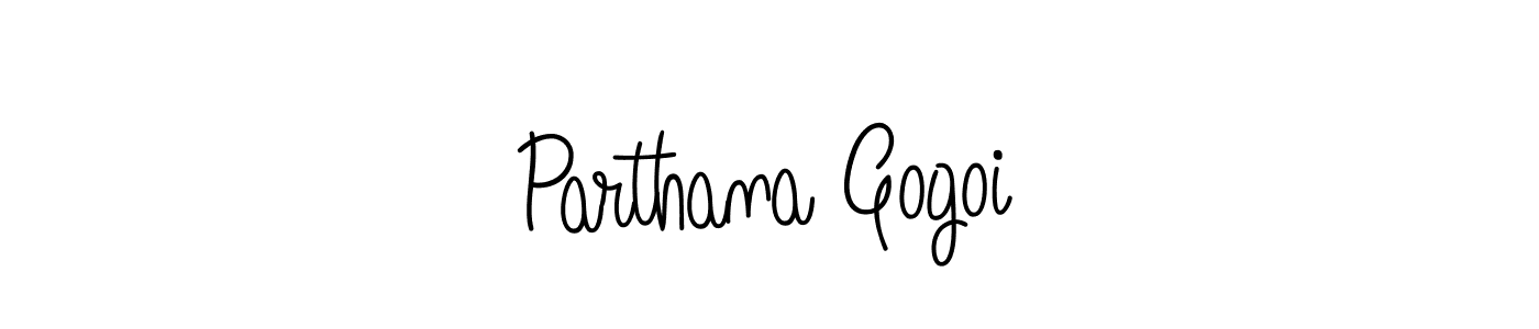 Make a beautiful signature design for name Parthana Gogoi. Use this online signature maker to create a handwritten signature for free. Parthana Gogoi signature style 5 images and pictures png