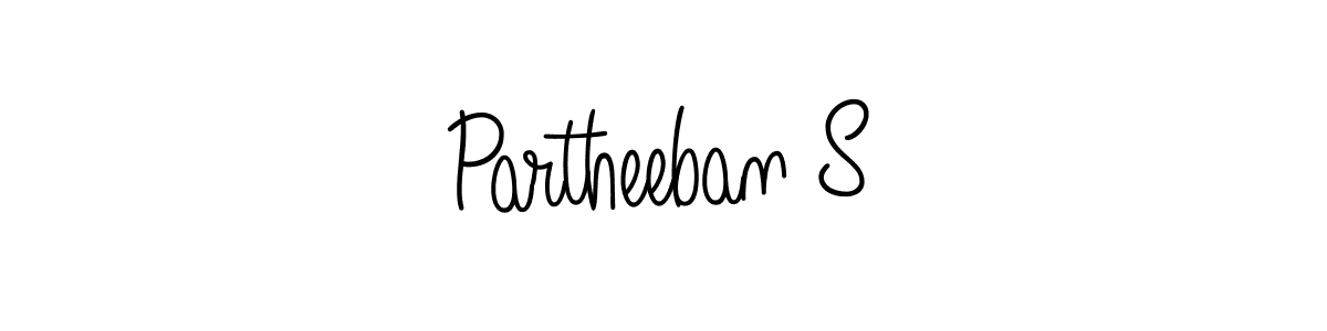 Partheeban S stylish signature style. Best Handwritten Sign (Angelique-Rose-font-FFP) for my name. Handwritten Signature Collection Ideas for my name Partheeban S. Partheeban S signature style 5 images and pictures png