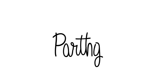 Make a beautiful signature design for name Parthg. Use this online signature maker to create a handwritten signature for free. Parthg signature style 5 images and pictures png