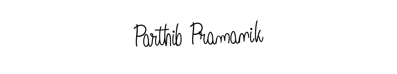 Parthib Pramanik stylish signature style. Best Handwritten Sign (Angelique-Rose-font-FFP) for my name. Handwritten Signature Collection Ideas for my name Parthib Pramanik. Parthib Pramanik signature style 5 images and pictures png