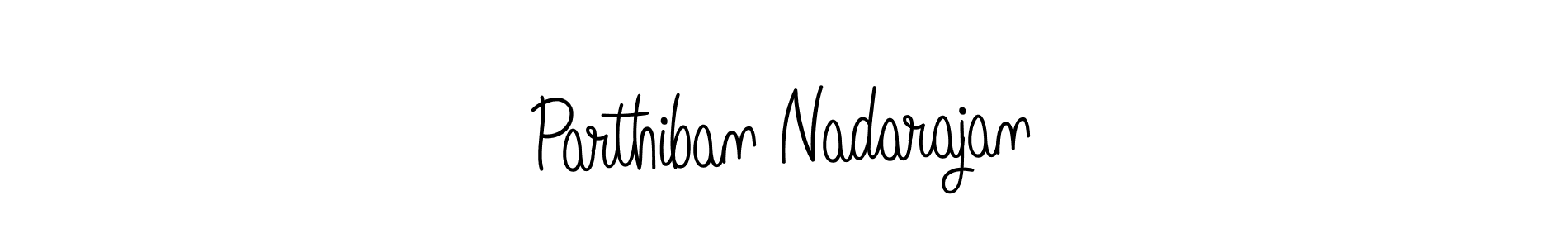 You should practise on your own different ways (Angelique-Rose-font-FFP) to write your name (Parthiban Nadarajan) in signature. don't let someone else do it for you. Parthiban Nadarajan signature style 5 images and pictures png