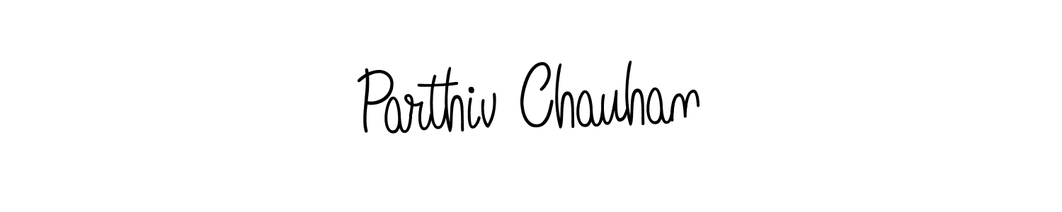 Make a beautiful signature design for name Parthiv Chauhan. Use this online signature maker to create a handwritten signature for free. Parthiv Chauhan signature style 5 images and pictures png