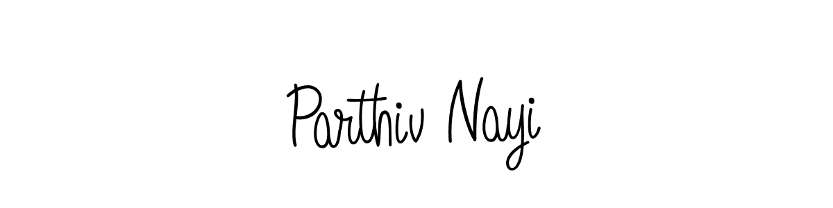 How to make Parthiv Nayi signature? Angelique-Rose-font-FFP is a professional autograph style. Create handwritten signature for Parthiv Nayi name. Parthiv Nayi signature style 5 images and pictures png