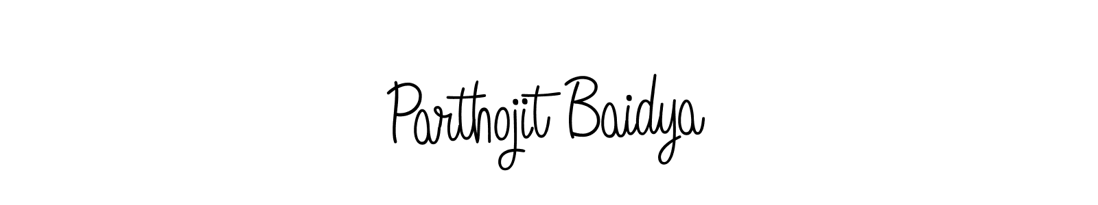 Also we have Parthojit Baidya name is the best signature style. Create professional handwritten signature collection using Angelique-Rose-font-FFP autograph style. Parthojit Baidya signature style 5 images and pictures png