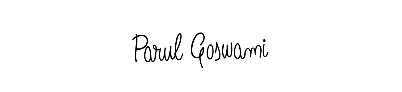 Once you've used our free online signature maker to create your best signature Angelique-Rose-font-FFP style, it's time to enjoy all of the benefits that Parul Goswami name signing documents. Parul Goswami signature style 5 images and pictures png