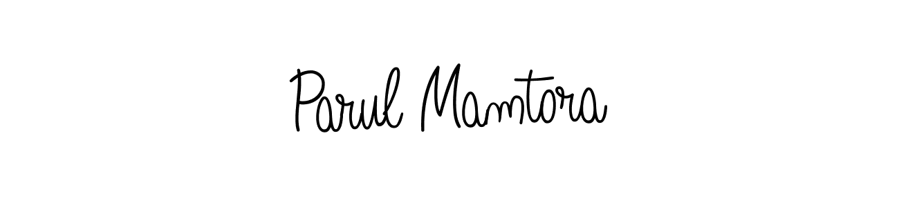 Create a beautiful signature design for name Parul Mamtora. With this signature (Angelique-Rose-font-FFP) fonts, you can make a handwritten signature for free. Parul Mamtora signature style 5 images and pictures png